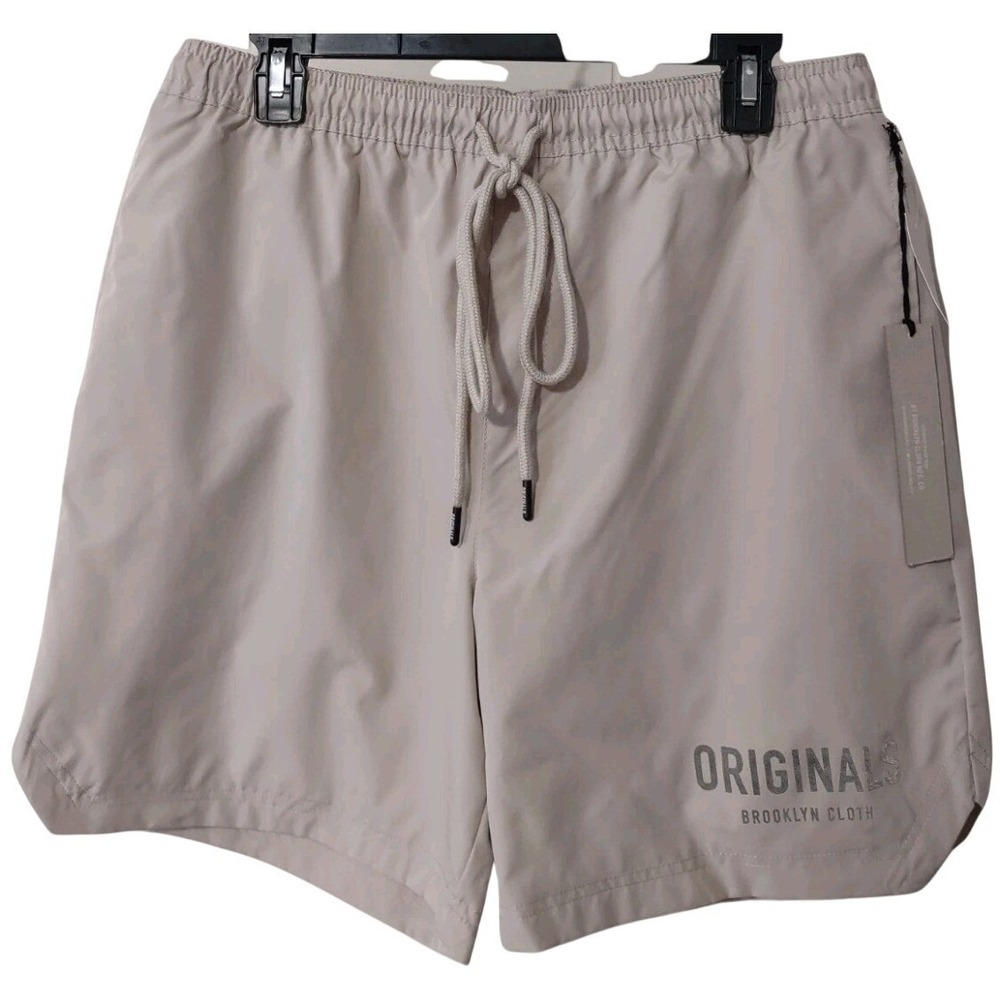 Originals Brooklyn Cloth Shorts Board Mens Size XL Pockets Mesh Lined Drawstring
